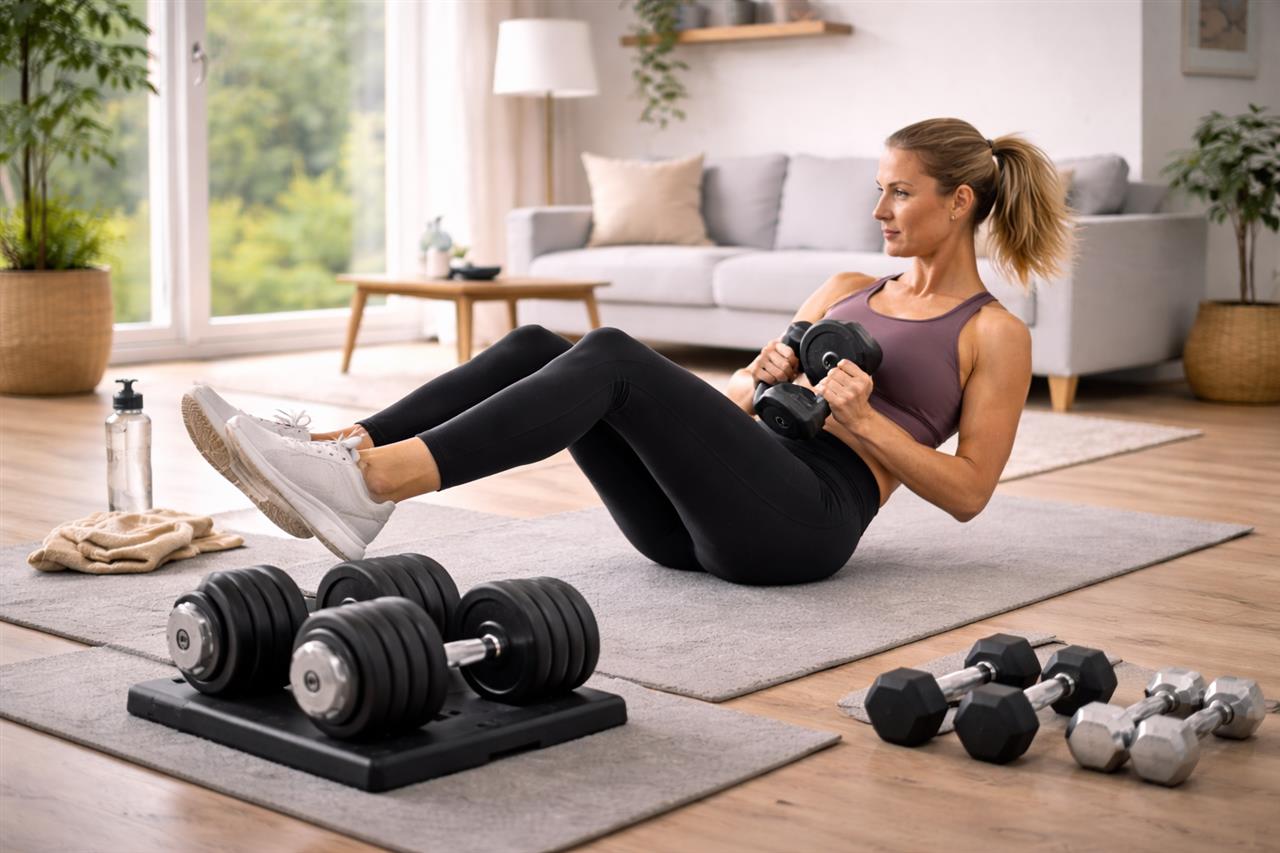 Håndvægte – 5 enkle øvelser til effektiv hjemmetræning